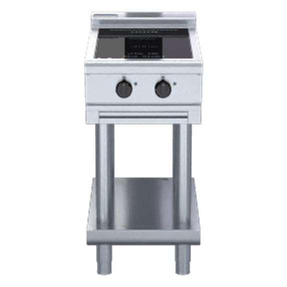 Waldorf 800 Series 450mm Electric Induction Cooktop Low Back Version - Leg Stand - INL8200F-LS