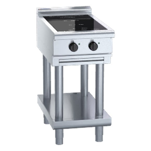 Waldorf 800 Series 450mm Electric Induction Cooktop Low Back Version - Leg Stand - INL8200F-LS
