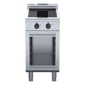 Waldorf 800 Series 450mm Electric Induction Cooktop Low Back Version - Cabinet Base - 2 x 5kW Round - INL8200R5-CB