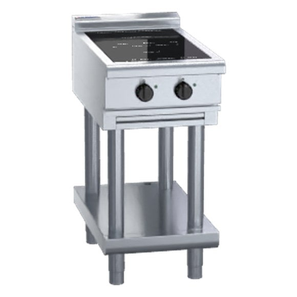 Waldorf 800 Series 450mm Electric Induction Cooktop Low Back Version - Leg Stand - INL8200R5-LS