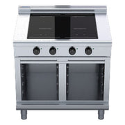 Waldorf 800 Series 900mm Electric Induction Cooktop Low Back Version - Cabinet Base - INL8400F-CB
