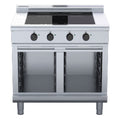 Waldorf 800 Series 900mm Electric Induction Cooktop Low Back Version - Cabinet Base - 4 x 5kW Full Area - INL8400F-CB