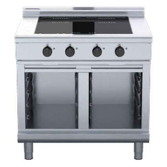 Waldorf 800 Series 900mm Electric Induction Cooktop Low Back Version - Cabinet Base - INL8400F-CB