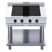 Waldorf 800 Series 900mm Electric Induction Cooktop Low Back Version - Leg Stand - INL8400F-LS