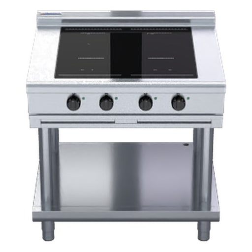 Waldorf 800 Series 900mm Electric Induction Cooktop Low Back Version - Leg Stand - INL8400F-LS