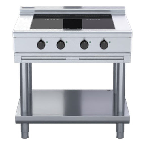 Waldorf 800 Series 900mm Electric Induction Cooktop Low Back Version - Leg Stand - INL8400F-LS