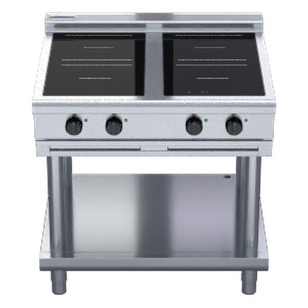 Waldorf 800 Series 900mm Electric Induction Cooktop Low Back Version - Leg Stand - INL8400R3-LS
