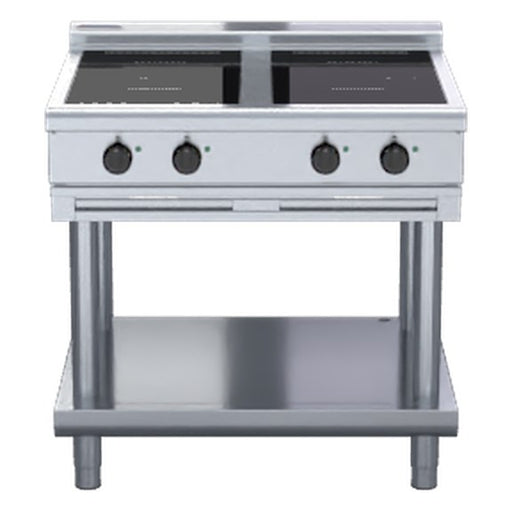 Waldorf 800 Series 900mm Electric Induction Cooktop Low Back Version - Leg Stand - INL8400R3-LS