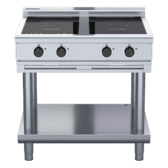 Waldorf 800 Series 900mm Electric Induction Cooktop Low Back Version - Leg Stand - INL8400R3-LS
