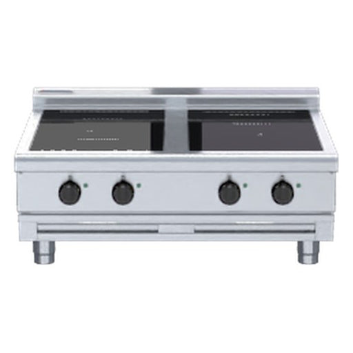 Waldorf 800 Series 900mm Electric Induction Cooktop Low Back Version - Bench Model - INL8400R3F-B