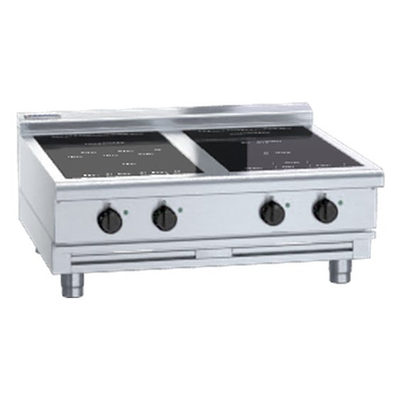 Waldorf 800 Series 900mm Electric Induction Cooktop Low Back Version - Bench Model - INL8400R5F-B