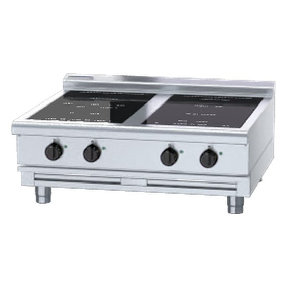 Waldorf 800 Series 900mm Electric Induction Cooktop Low Back Version - Bench Model - INL8400R3F-B