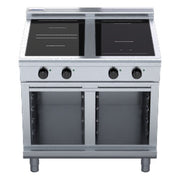 Waldorf 800 Series 900mm Electric Induction Cooktop Low Back Version - Cabinet Base - INL8400R3F-CB