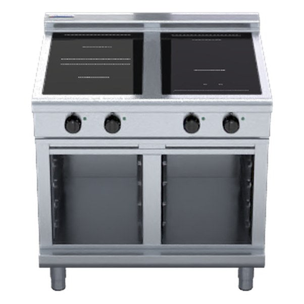 Waldorf 800 Series 900mm Electric Induction Cooktop Low Back Version - Cabinet Base - INL8400R3F-CB