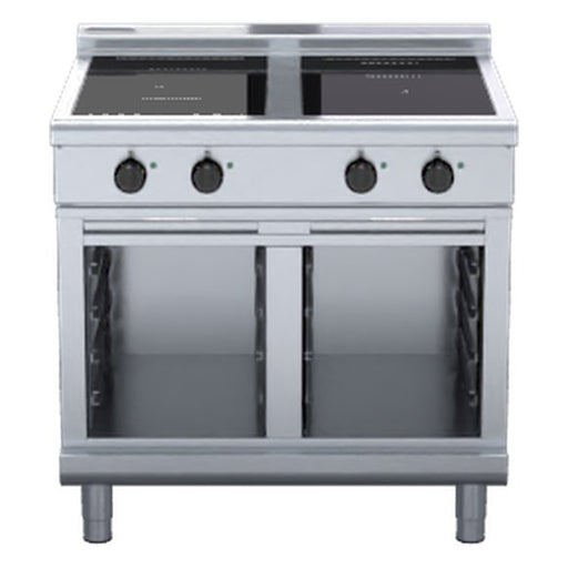 Waldorf 800 Series 900mm Electric Induction Cooktop Low Back Version - Cabinet Base - INL8400R3F-CB