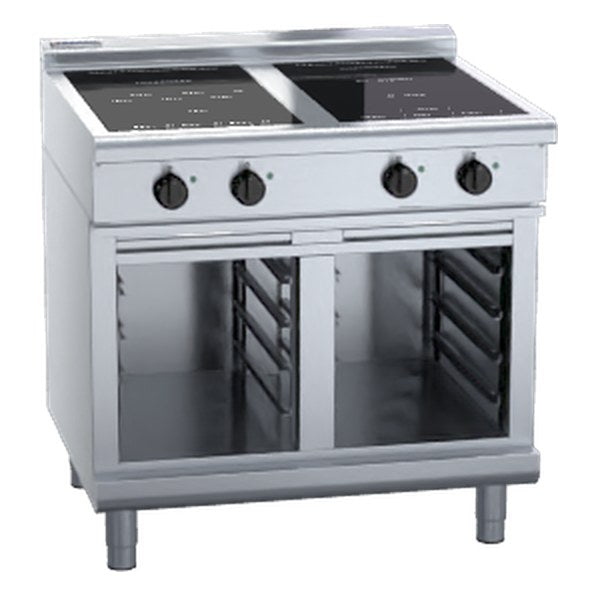 Waldorf 800 Series 900mm Electric Induction Cooktop Low Back Version - Cabinet Base - INL8400R3F-CB