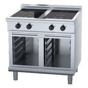 Waldorf 800 Series 900mm Electric Induction Cooktop Low Back Version - Cabinet Base - INL8400R3F-CB