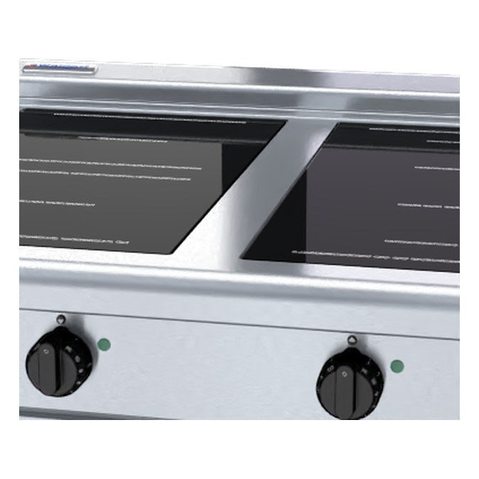 Waldorf 800 Series 900mm Electric Induction Cooktop Low Back Version - Leg Stand - INL8400R5F-LS