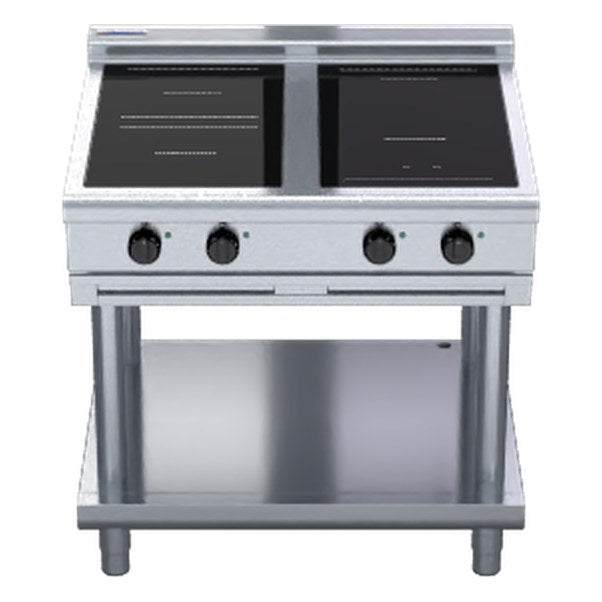Waldorf 800 Series 900mm Electric Induction Cooktop Low Back Version - Leg Stand - INL8400R3F-LS