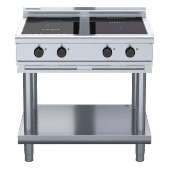 Waldorf 800 Series 900mm Electric Induction Cooktop Low Back Version - Leg Stand - INL8400R3F-LS