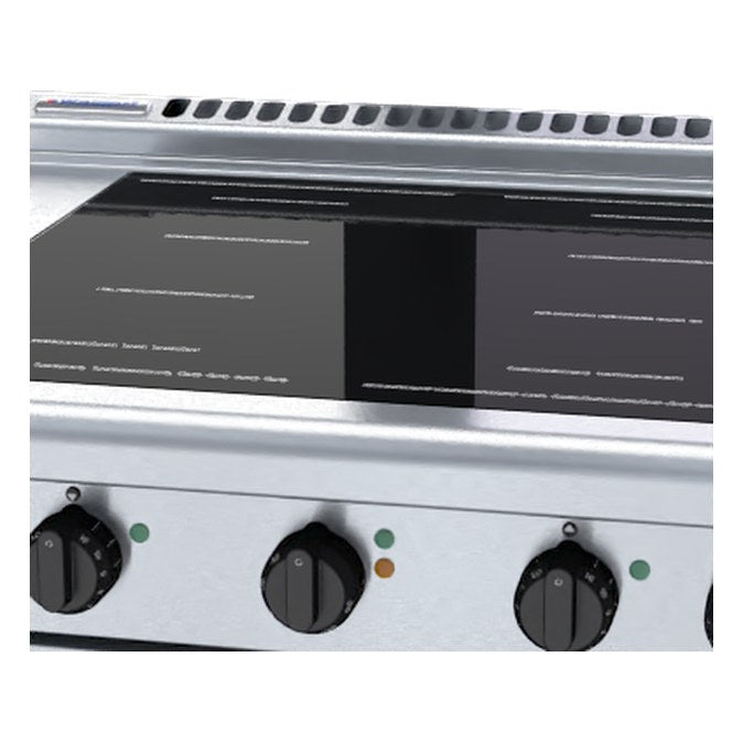 Waldorf 800 Series 900mm Induction Range Convection Oven Low Back Version - INL8410ECF