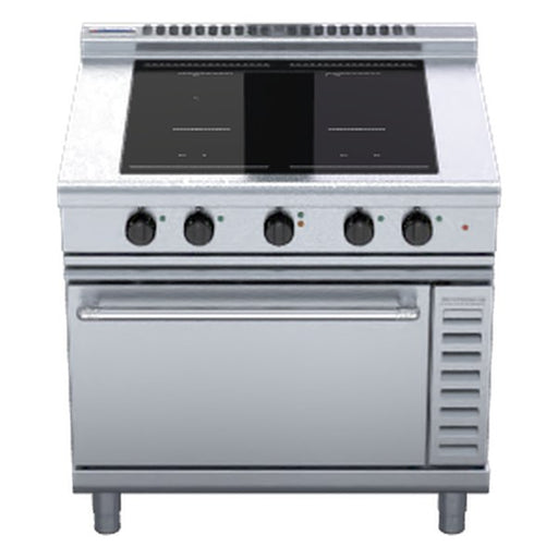 Waldorf 800 Series 900mm Induction Range Convection Oven Low Back Version - INL8410ECF