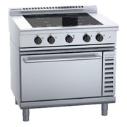 Waldorf 800 Series 900mm Induction Range Convection Oven Low Back Version - INL8410ECF
