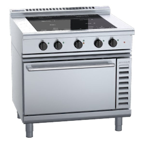 Waldorf 800 Series 900mm Induction Range Convection Oven Low Back Version - INL8410ECF