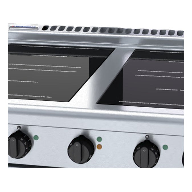 Waldorf 800 Series 900mm Induction Range Convection Oven Low Back Version - INL8410ECR5F