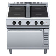 Waldorf 800 Series 900mm Induction Range Convection Oven Low Back Version - INL8410ECR5F