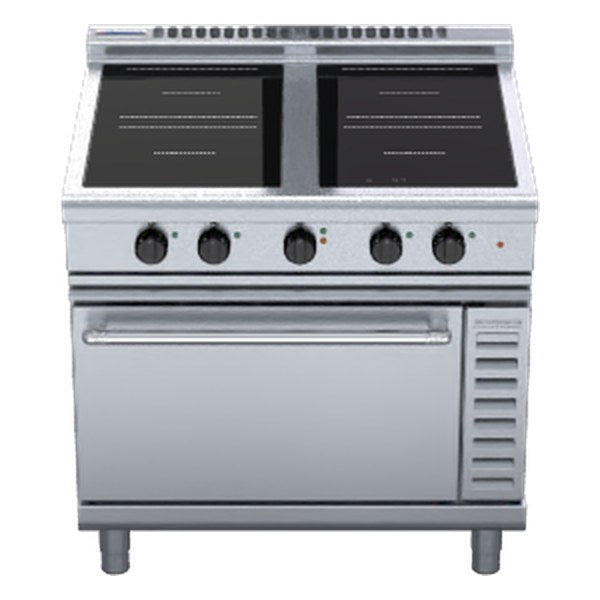 Waldorf 800 Series 900mm Induction Range Convection Oven Low Back Version - INL8410ECR5F