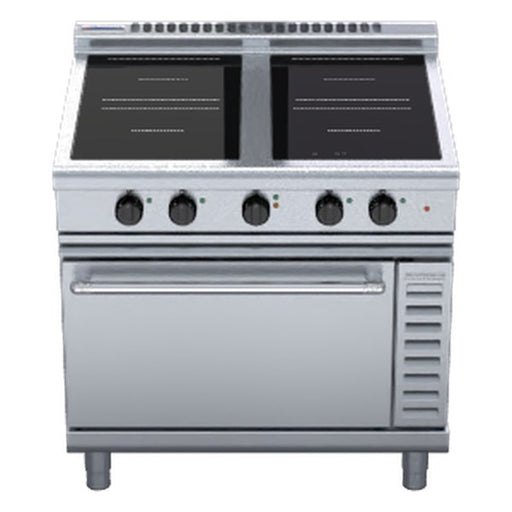 Waldorf 800 Series 900mm Induction Range Convection Oven Low Back Version - INL8410ECR5