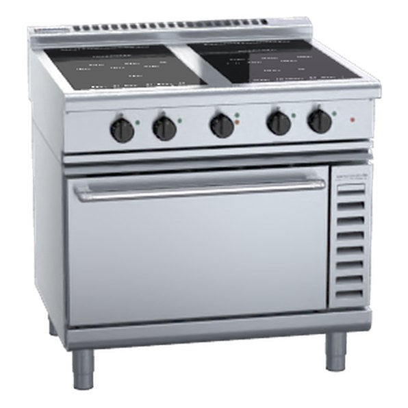 Waldorf 800 Series 900mm Induction Range Convection Oven Low Back Version - INL8410ECR5