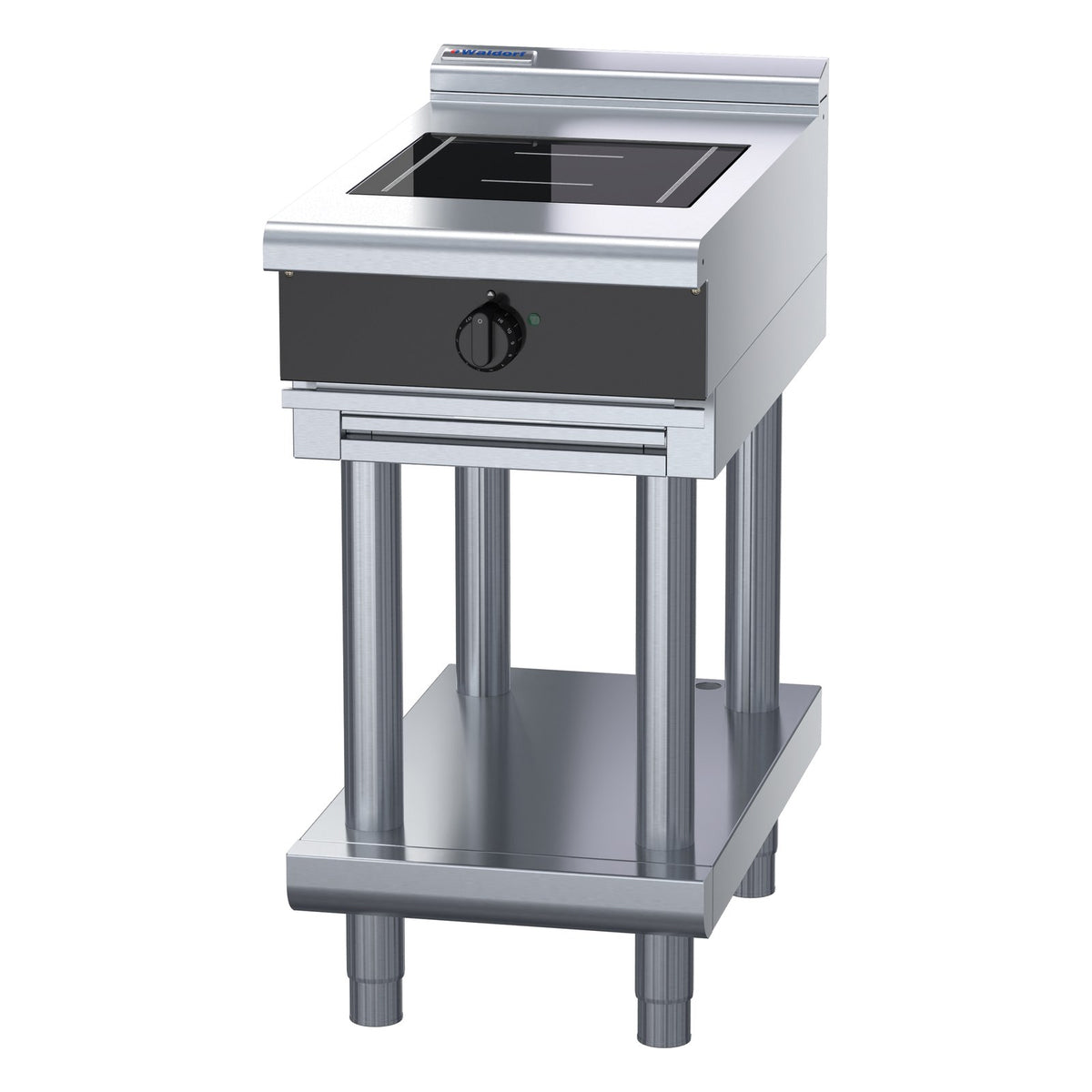 Waldorf Bold 450mm Electric Induction Cooktop Low Back Version - Leg Stand - INLB8100F-LS