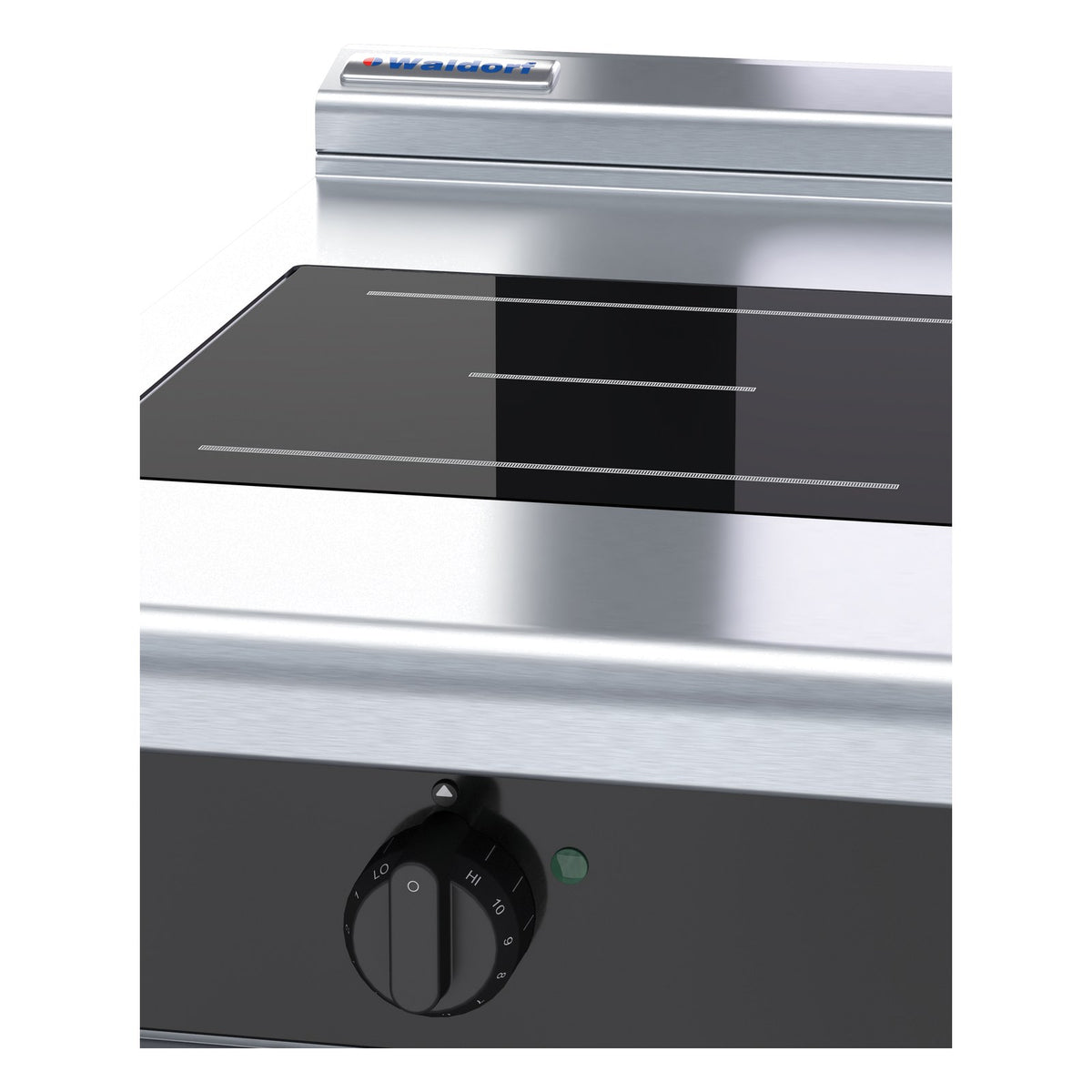 Waldorf Bold 450mm Electric Induction Cooktop Low Back Version - Bench Model - INLB8100R3-B