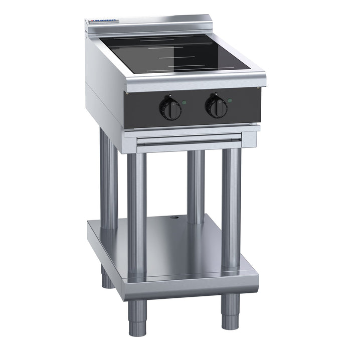 Waldorf Bold 450mm Electric Induction Cooktop Low Back Version - Leg Stand - INLB8200F-LS