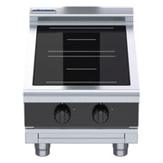 Waldorf Bold 450mm Electric Induction Cooktop Low Back Version - Bench Model - INLB8200R3-B