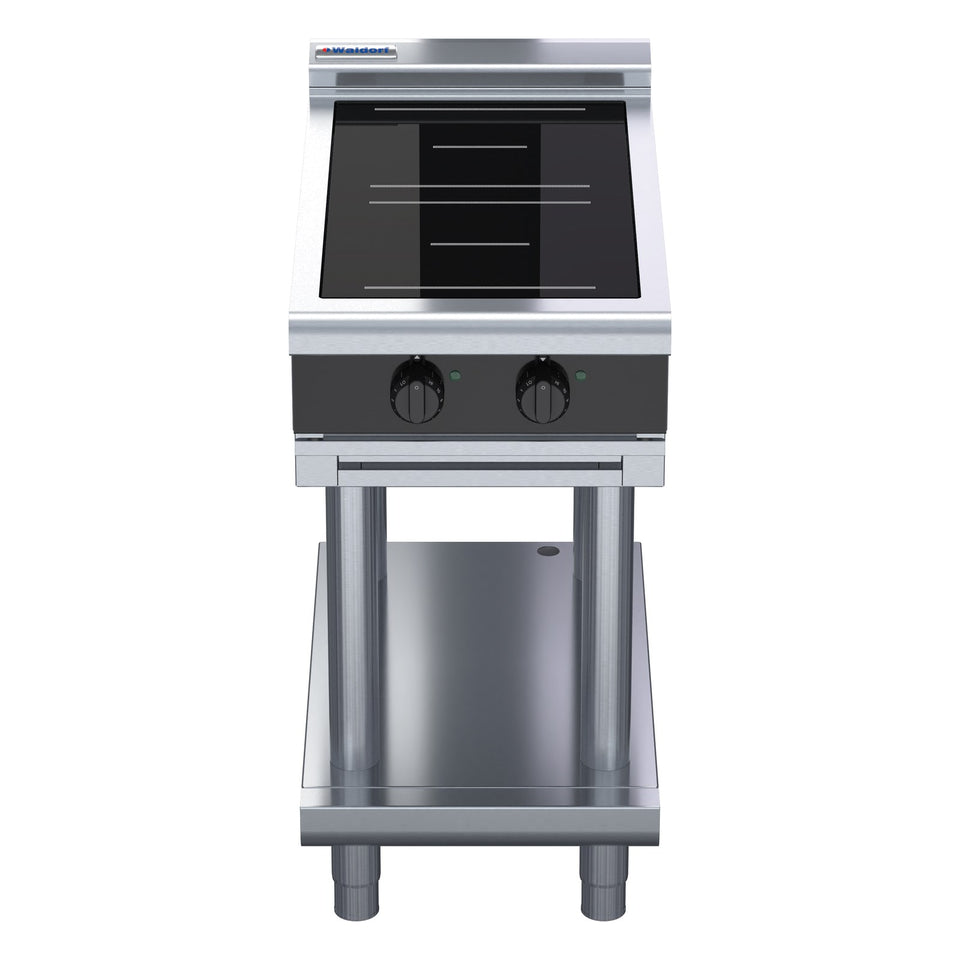 Waldorf Bold 450mm Electric Induction Cooktop Low Back Version - Leg Stand - INLB8200R5-LS