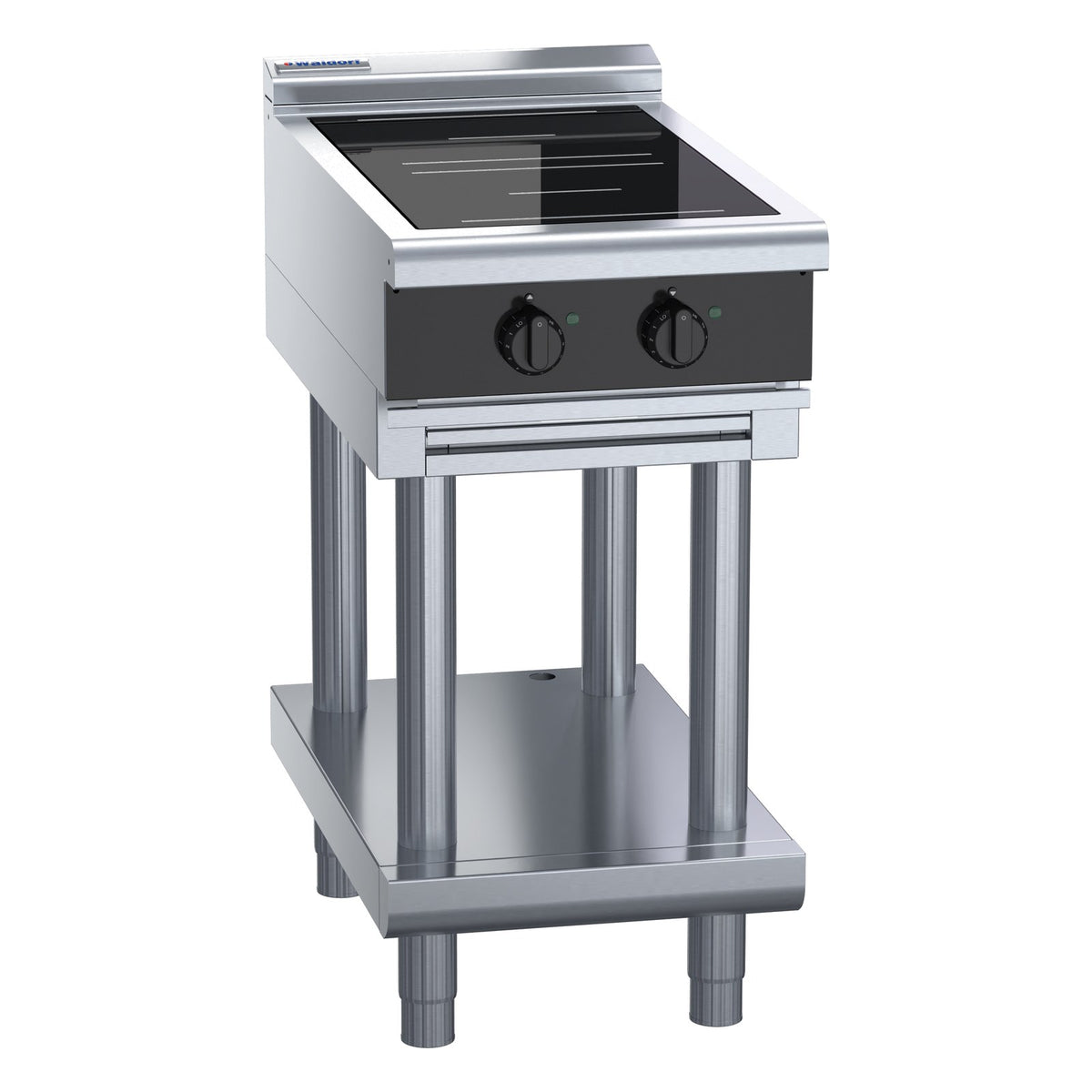 Waldorf Bold 450mm Electric Induction Cooktop Low Back Version - Leg Stand - INLB8200R5-LS