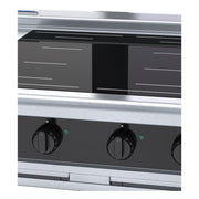 Waldorf Bold 900mm Electric Induction Cooktop Low Back Version - Bench Model - INLB8400F-B