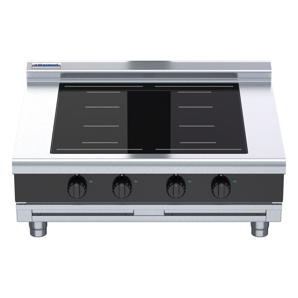 Waldorf Bold 900mm Electric Induction Cooktop Low Back Version - Bench Model - INLB8400F-B