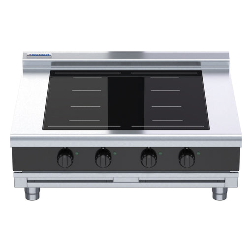 Waldorf Bold 900mm Electric Induction Cooktop Low Back Version - Bench Model - INLB8400F-B