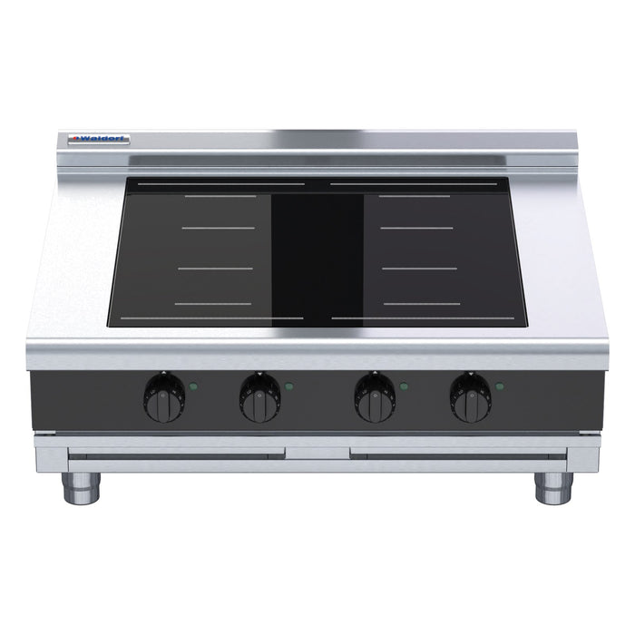 Waldorf Bold 900mm Electric Induction Cooktop Low Back Version - Bench Model - INLB8400F-B
