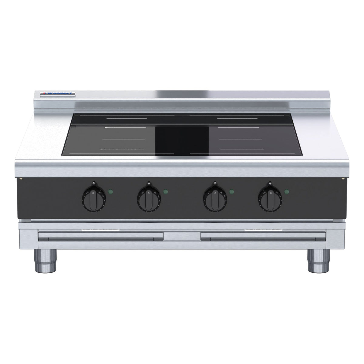 Waldorf Bold 900mm Electric Induction Cooktop Low Back Version - Bench Model - INLB8400F-B