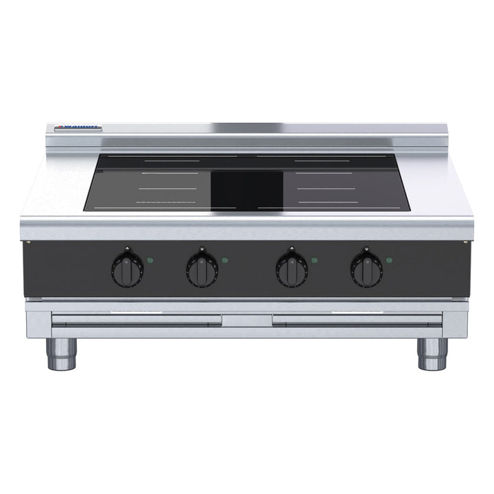 Waldorf Bold 900mm Electric Induction Cooktop Low Back Version - Bench Model - INLB8400F-B