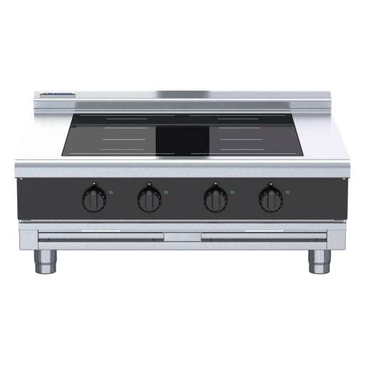Waldorf Bold 900mm Electric Induction Cooktop Low Back Version - Bench Model - INLB8400F-B