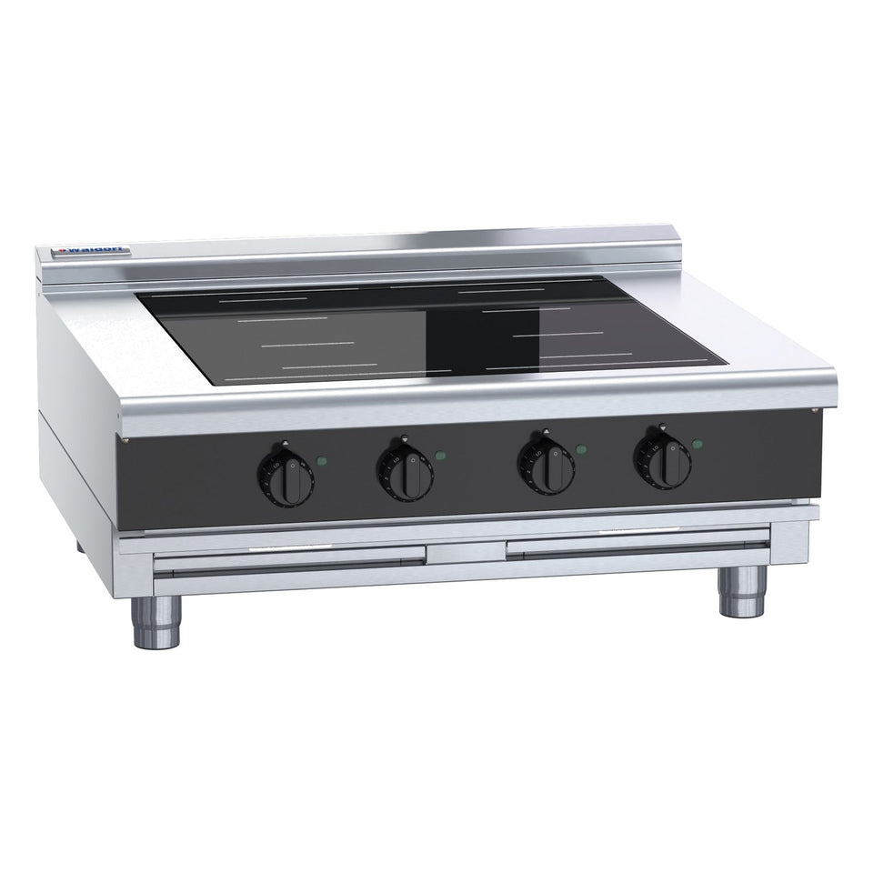 Waldorf Bold 900mm Electric Induction Cooktop Low Back Version - Bench Model - INLB8400F-B
