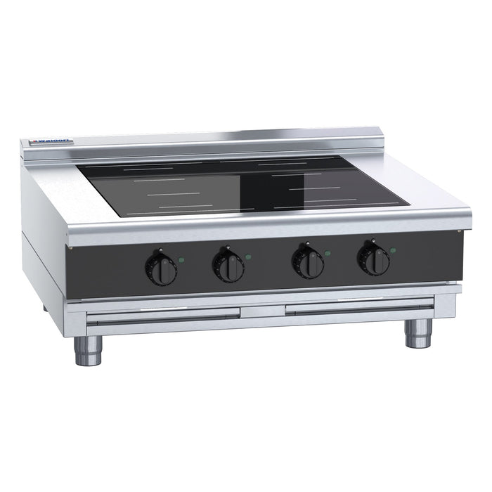 Waldorf Bold 900mm Electric Induction Cooktop Low Back Version - Bench Model - INLB8400F-B