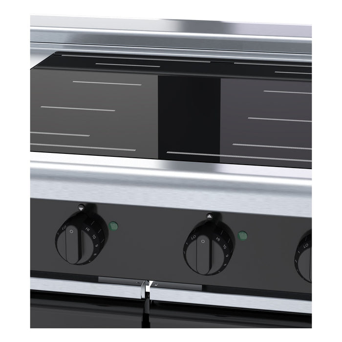 Waldorf Bold 900mm Electric Induction Cooktop Low Back Version - Cabinet Base - INLB8400F-CD
