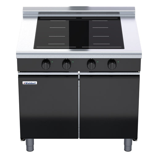 Waldorf Bold 900mm Electric Induction Cooktop Low Back Version - Cabinet Base - INLB8400F-CD